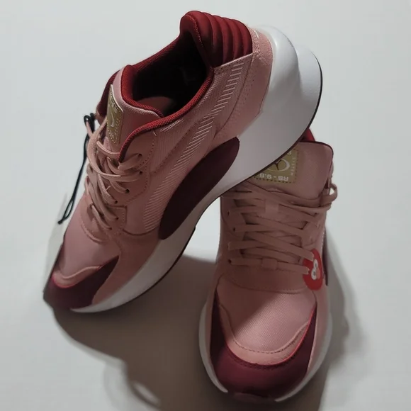 PUMA BIG KID PINK SNEAKERS  BURGUNDY RS 9.8 SESAME STREET 50TH ANNIVERSARY SZ 7 - Picture 11 of 12